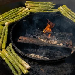 Le Rebord OYAT argent en acier - Ø 47 cm