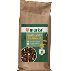 Lentilles vertes bio cuisson rapide Markal - 400 g