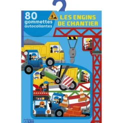 Les Engins de Chantier Mes Gommettes Lito 3 ans Éditions LITO