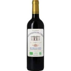 Les Hauts de Cajus Bordeaux AOC rouge bio - 75 cl