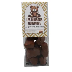 Les oursons guimauve en chocolat OH Gourmand - sachet de 90 g