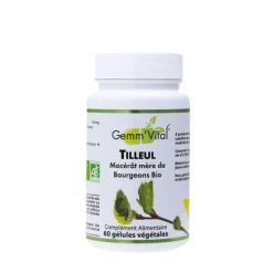 L’extrait de bourgeon de tilleul bio en boite de 60 gélules