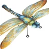 Libellule en métal multicolore Riviera décor A petit modèle - 26 cm