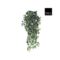 Lierre artificiel vert panaché retombant 80x30x15 cm