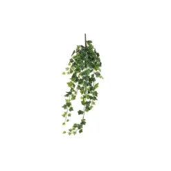 Lierre vert panaché artificiel à suspendre 86 cm