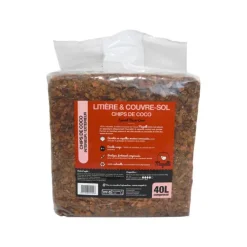 Litière et couvre-sol chips de coco Magalli 40 L