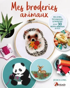 Livre "Les broderies animaux" Artemis