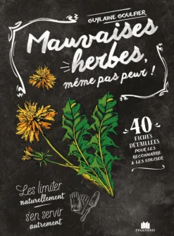 Livre "Mauvaises herbes, même pas peur !" Éditions Massin