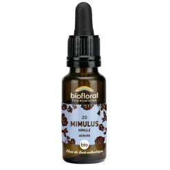 Élixir n°20 Biofloral de mimule en flacon de 20 ml