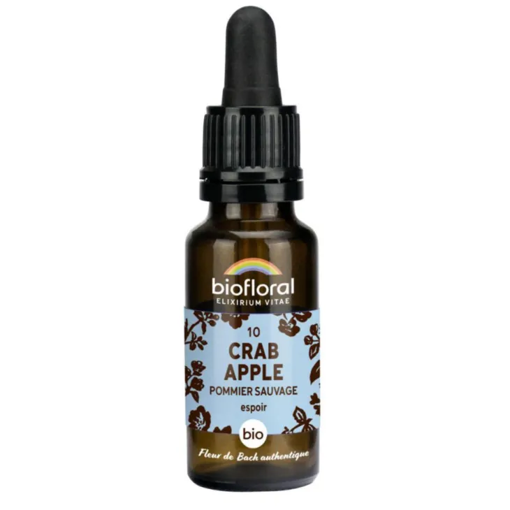 Élixir n°10 Biofloral de pommier sauvage en flacon de 20 ml