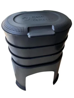 Lombricomposteur noir Magic Lombric 3 bacs - 42 litres