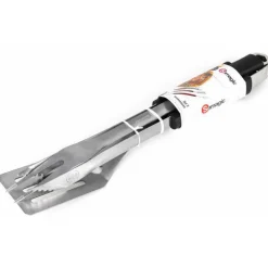 Lot de 3 accessoires pour barbecue en acier inoxydable à manche soft touch