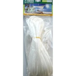 Lot de 2 cordes tressées