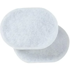 Lot de 2 filtres pour la fontaine à eau Iguazu pour chat et petit chien coloris blanc Zolux