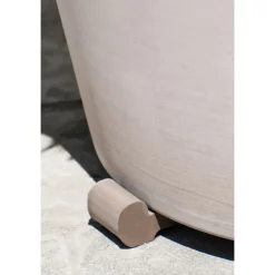 Lot de 3 pieds pour pots moka en terre cuite L8 x l4