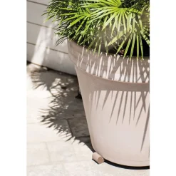 Lot de 3 pieds pour pots moka en terre cuite L8 x l4