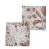 Lot de 20 serviettes Bernada coloris marron en papier - 17 x 17 x3 cm