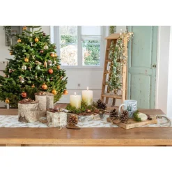 Lot de 3 supports en bouleau - Ø 12 cm