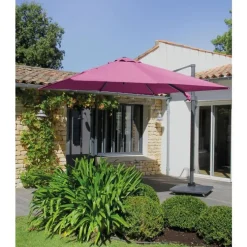 Lot de quatre roues pour pied de parasol