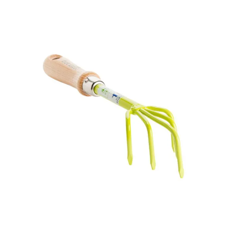 Lot d'outils à main pour le jardin coloris anis (transplantoir, serfouette, griffe) botanic® - 3 outils