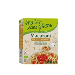 Macaroni riz complet étui carton 500g