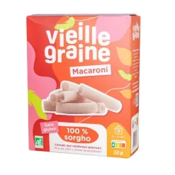 Macaroni sorgho Bio Vieille Graine - 250 g