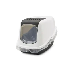 Maison de toilette Nestor Savic blanc noir