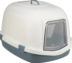 Maison de toilette pour chat coloris bleu Trixie Primo - Taille XXL 56 x 47 x 71 cm