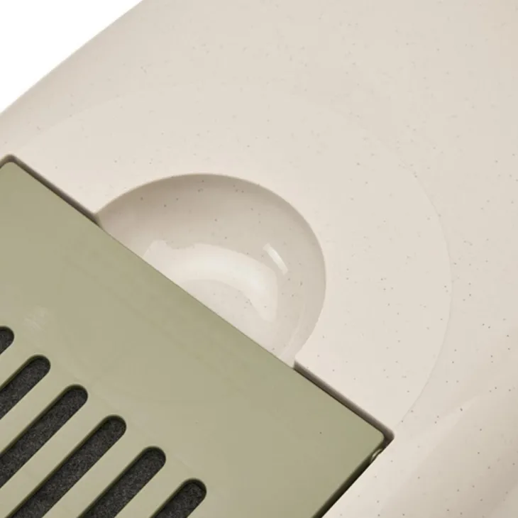 Maison de toilette pour chat Nestor Happy Planet coloris vert en plastique - 56 x 39 x 38,5 cm