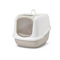 Maison de toilette pour chat Nestor Jumbo beige