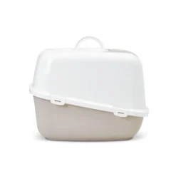 Maison de toilette pour chat Nestor Jumbo beige