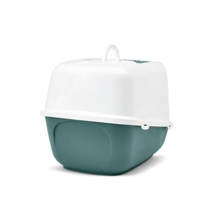 Maison de toilette pour chat Nestor Nordic verte