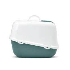 Maison de toilette pour chat Nestor Nordic verte