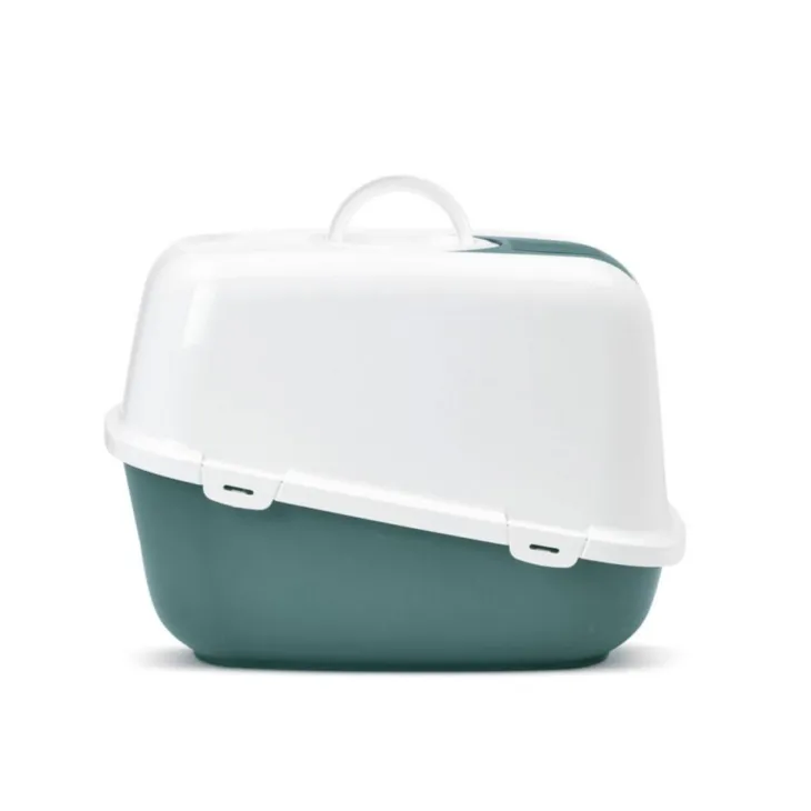 Maison de toilette pour chat Nestor Nordic verte