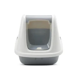 Maison de toilette pour chat Nestor Giant coloris blanc en plastique