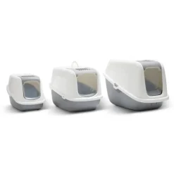 Maison de toilette pour chat Nestor Giant coloris blanc en plastique