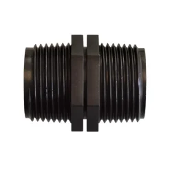 Mamelon égal mâle en polypropylène de filetage 20 x 27 mm