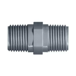 Mamelon PVC double filetage mâle 26 x 34 mm