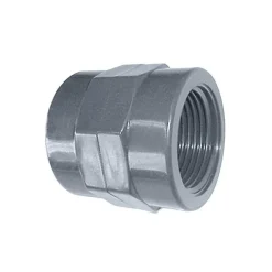 Manchon femelle en pvc à visser filetage 15 x 21 mm