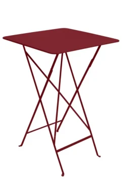 Mange debout Bistro coloris rouge en acier Fermob - 71 x 71 x 105 cm