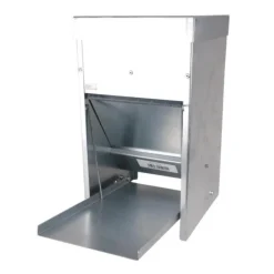 Mangeoire en acier galvanisé anti nuisible de 16 kg