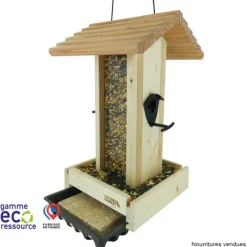 Mangeoire en bois Bistrot