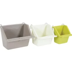 Mangeoire pour oiseau coloris taille S coloris assortis 6,5x6,5x7 cm