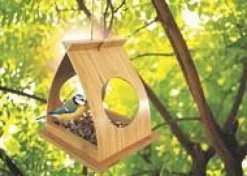 Mangeoire strück en bambou 15 x 18 x 16 cm