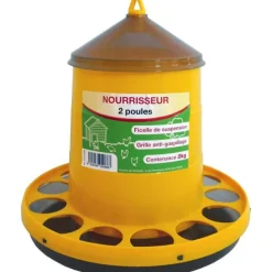 Mangeoire trémie de 2 kg pour 2 poules