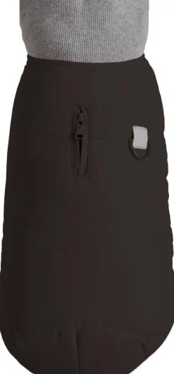 Manteau pour chien coloris noir Bobby Contraste - Taille 30S