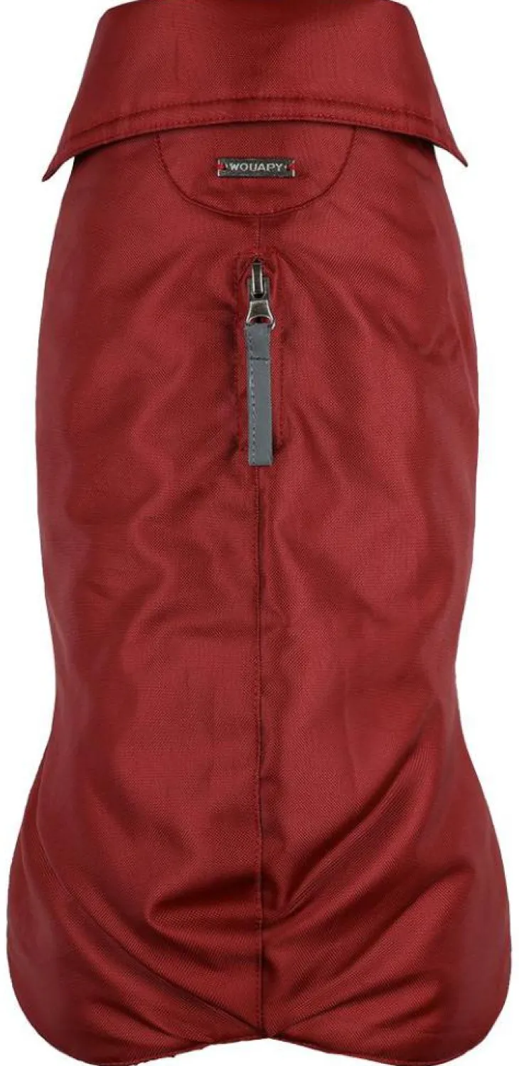 Manteau pour chien coloris rouge Wouapy Imper - Taille 70