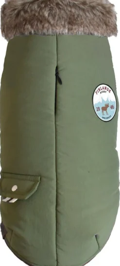 Manteau pour chien coloris vert de gris Bobby Finlande - Taille 42L