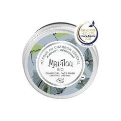 Masque détox au charbon en pot Marilou bio - 75 ml