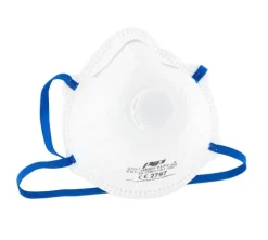 Masque FFP2 avec valve blanc - Lot de 10